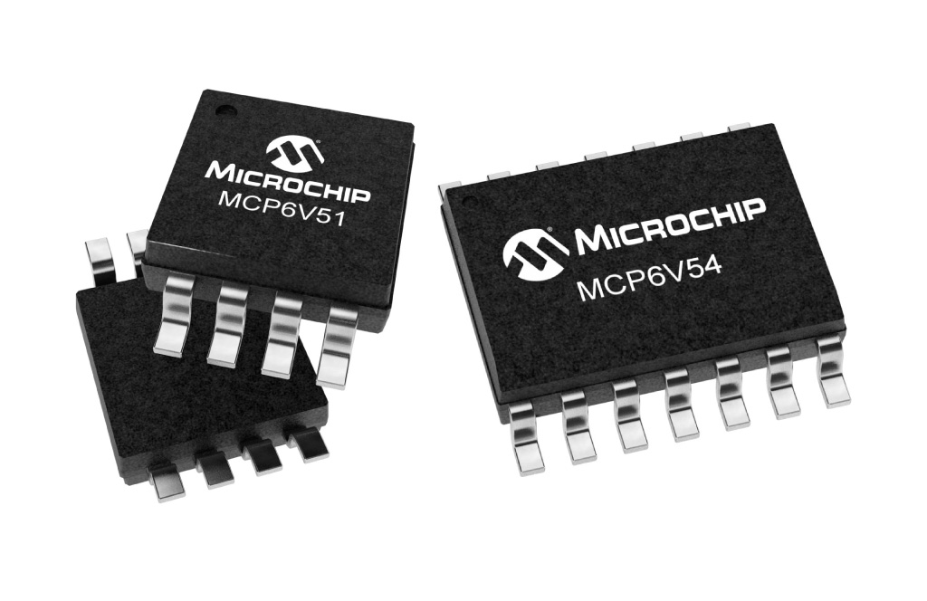 Microchip MCP6V51/2/4 製品写真