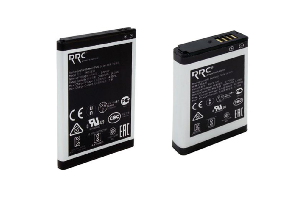 高機能薄型リチウムイオンバッテリー RRC1120/RRC1130