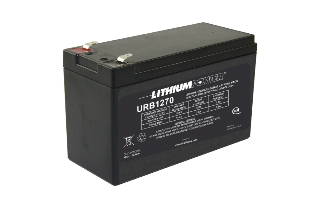 リン酸鉄リチウムイオン電池 URB1270