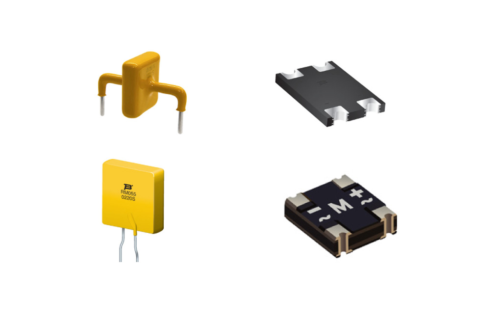 ブリッジダイオード、過電流保護&入力サージ保護部品 ブリッジダイオード、過電流保護&入力サージ保護部品