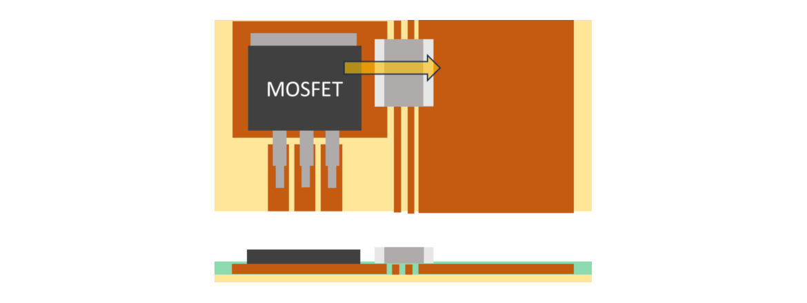 MOSFET 熱対策例