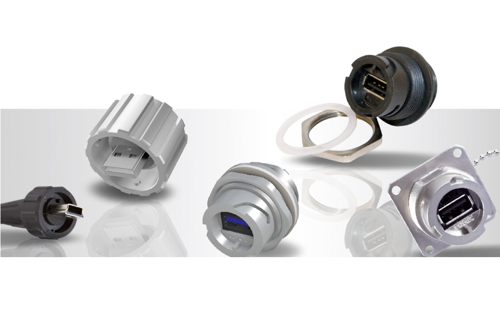 IP67 USB 2.0/3.0 コネクタ製品イメージ IP67 USB 2.0/3.0 コネクタ製品イメージ