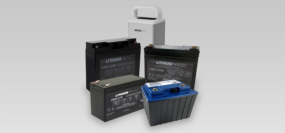Ultralife リン酸鉄リチウムイオン電池 URB シリーズ