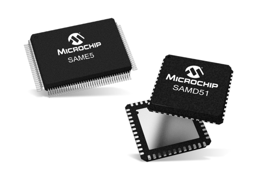 SAMD5x/E5x MCUファミリー 製品イメージ