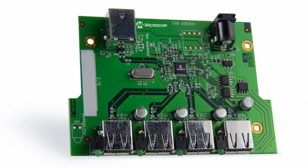 USB2534 評価ボード (型番:EVB-USB2534) USB2534 評価ボード (型番:EVB-USB2534)
