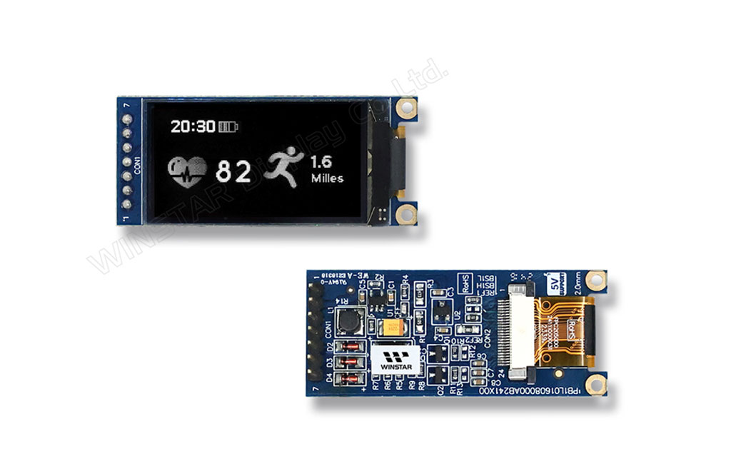 WEA016080 シリーズ OLED ディスプレイ