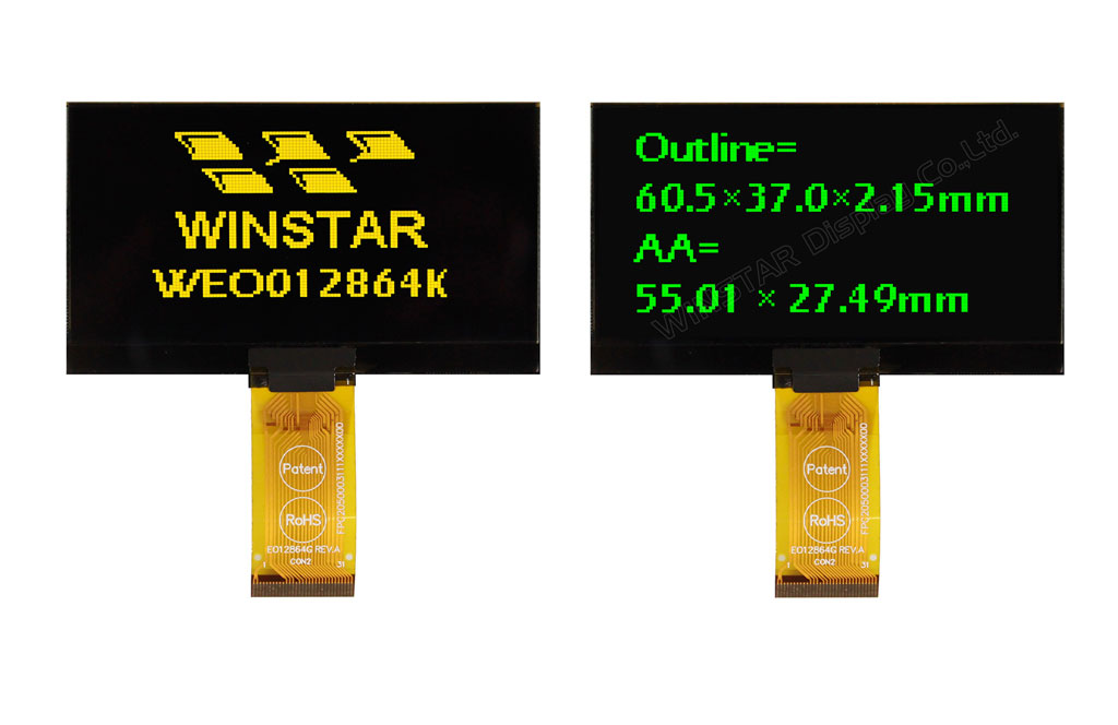 Winstar WEO012864K 製品写真