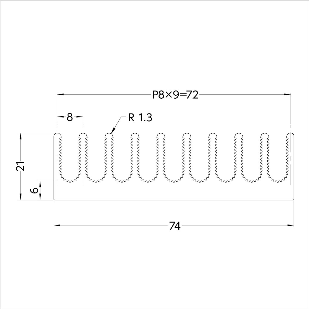 21KF074 寸法図 21KF074 寸法図