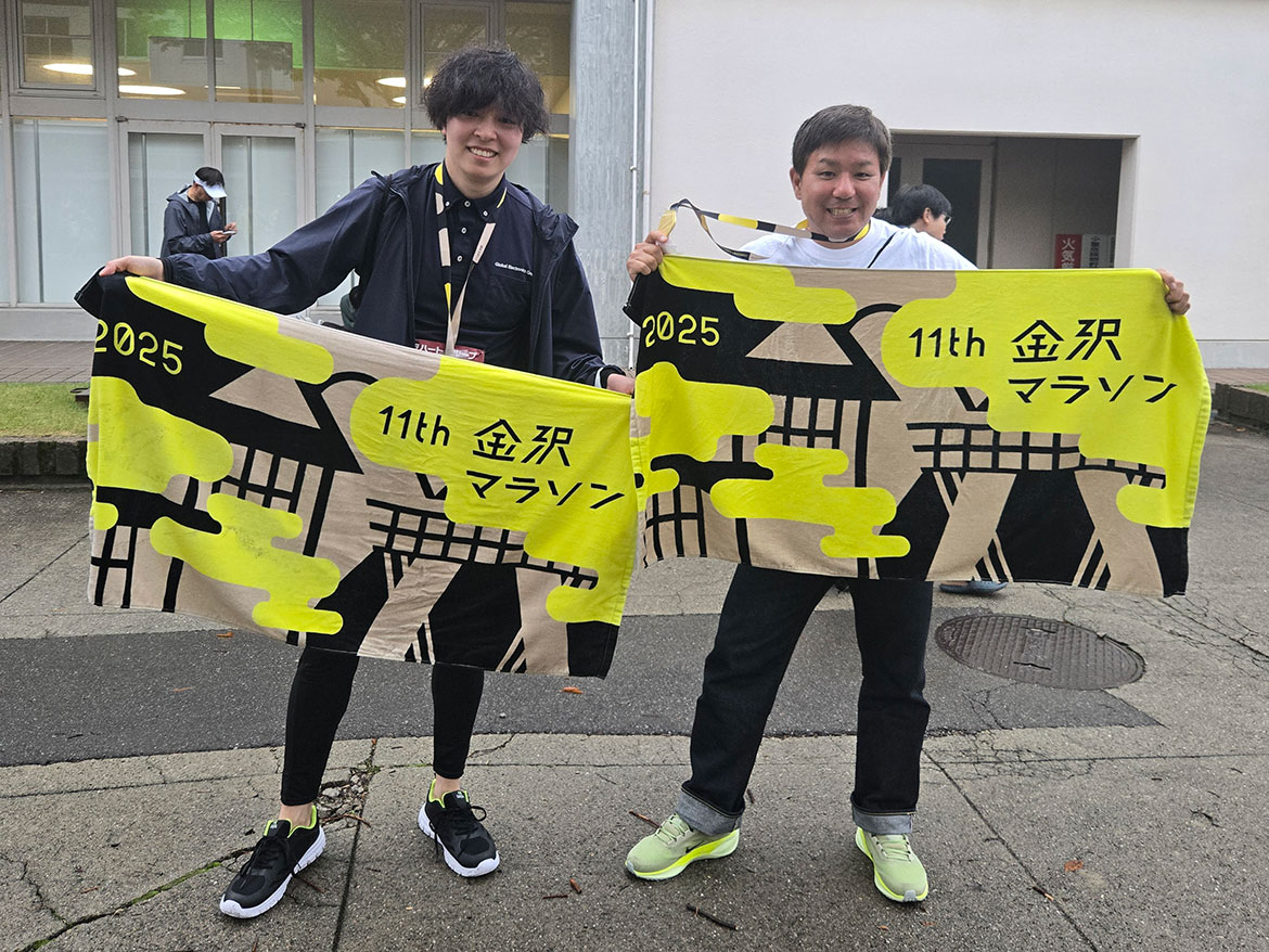 今年も弊社社員２名が参加し、無事完走いたしました