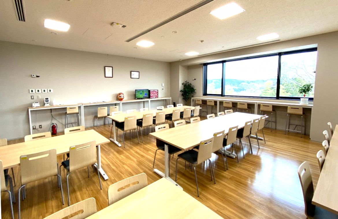 設置場所の金沢工場食堂 設置場所の金沢工場食堂