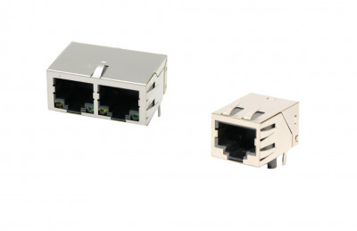 オート MDIX 機能対応 RJ45 マグジャック
