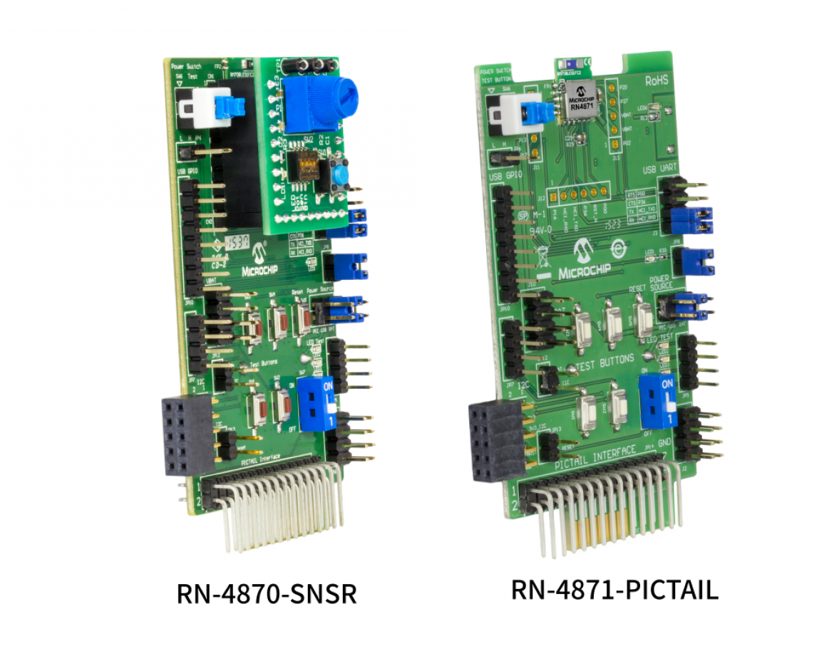 RN4870/RN4871 向け評価ボード